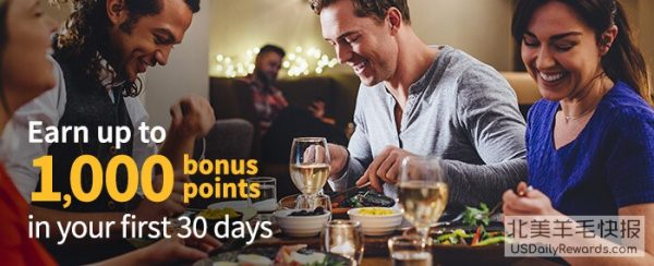 新用户专享 Dining Bonus：3000 Delta & AA, 2000 United，还有更多...