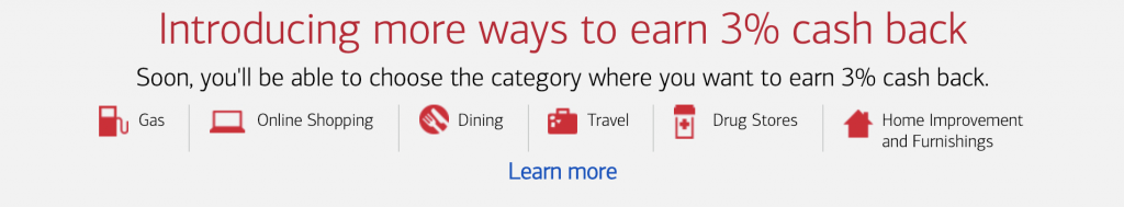Bank of America Cash Rewards 信用卡简介 [更新：3%返现分类已可选]