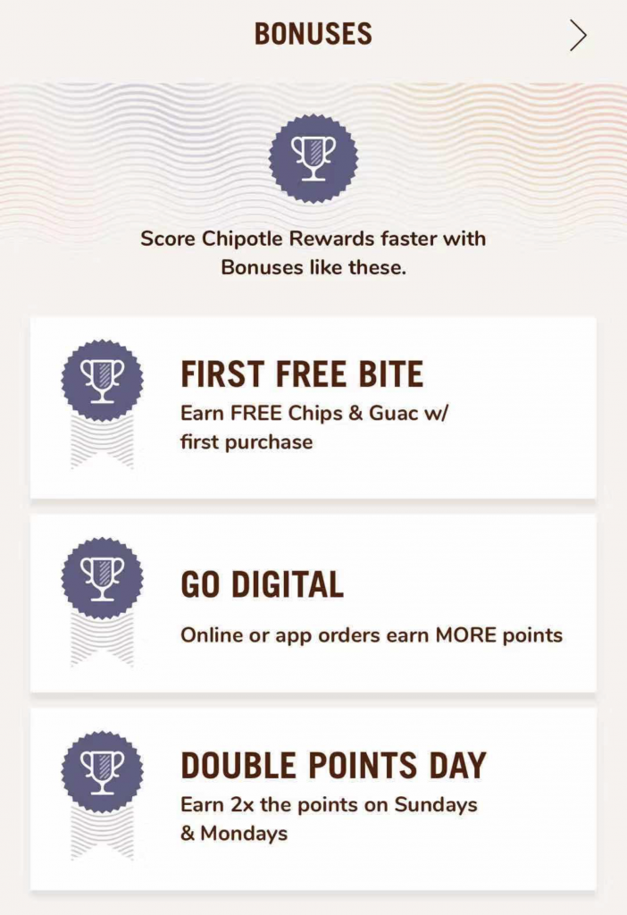 Chipotle 正式推出自己的 Reward Program,为庆祝正免费送钱