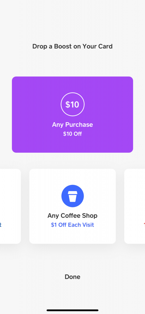 Cash App: 任意消费 off