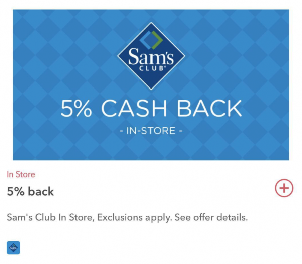 Ibotta 新增 Sam's Offer：5% 店内消费返现，或花 0 返 