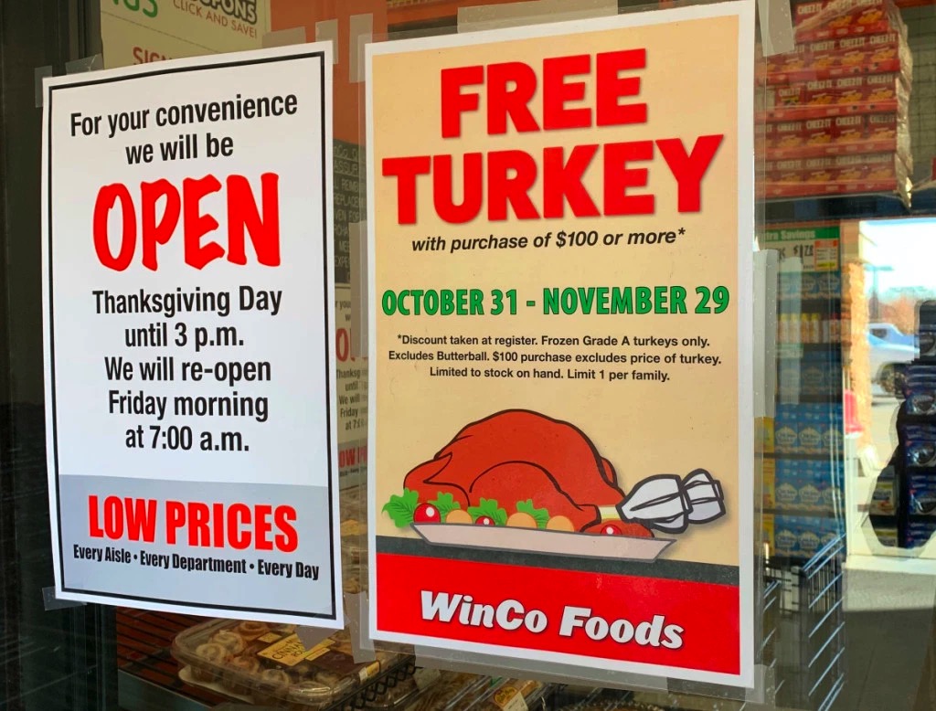 感恩节如何获得免费火鸡?