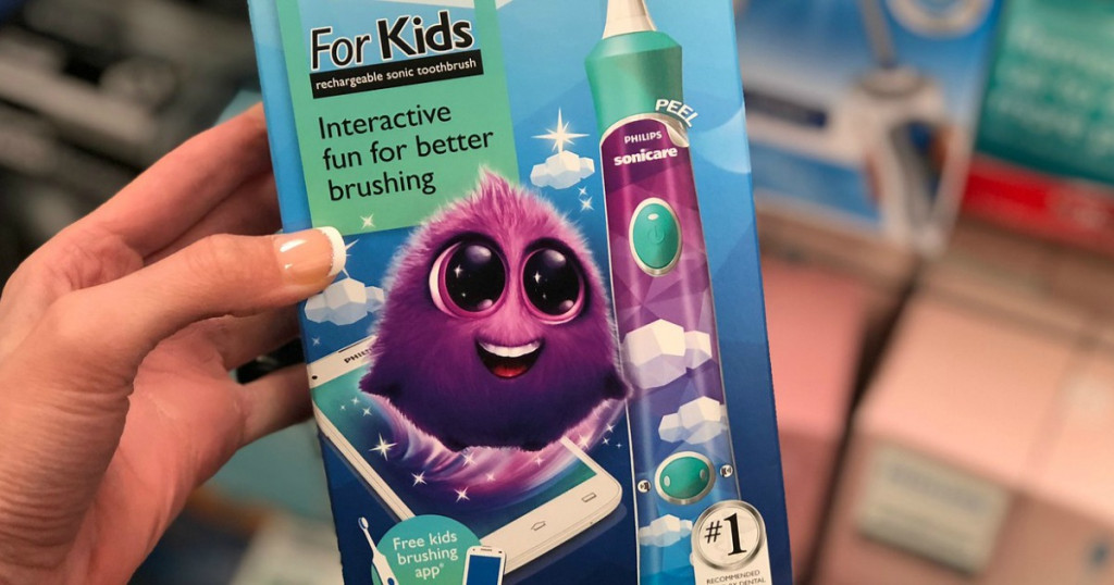 <span id="deal_price">$12.73</span> Kids Sonicare 儿童蓝牙电动牙刷，Kohl’s 多重优惠叠加