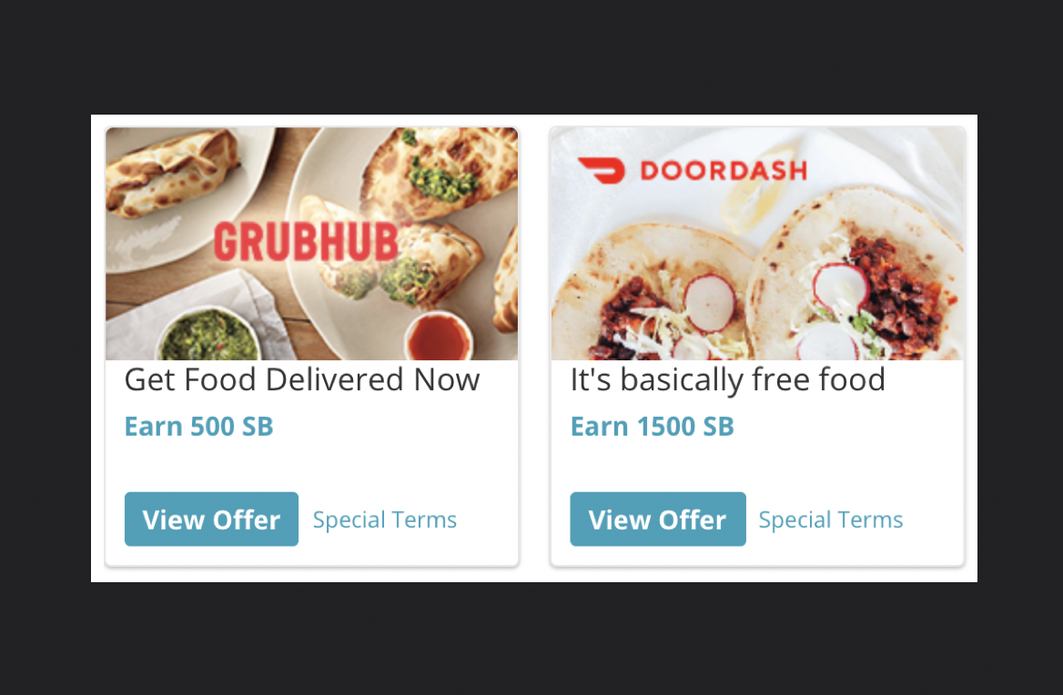 Swagbucks 上 DoorDash 和 GrubHub 的两个免费或倒赚优惠，免费外卖走起