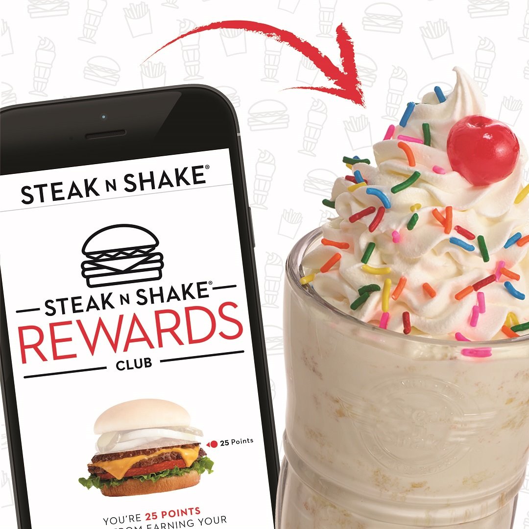 Steak 'n Shake 的 Rewards Club 介绍：免费 Shake，打折消费，多种优惠... 北美羊毛快报