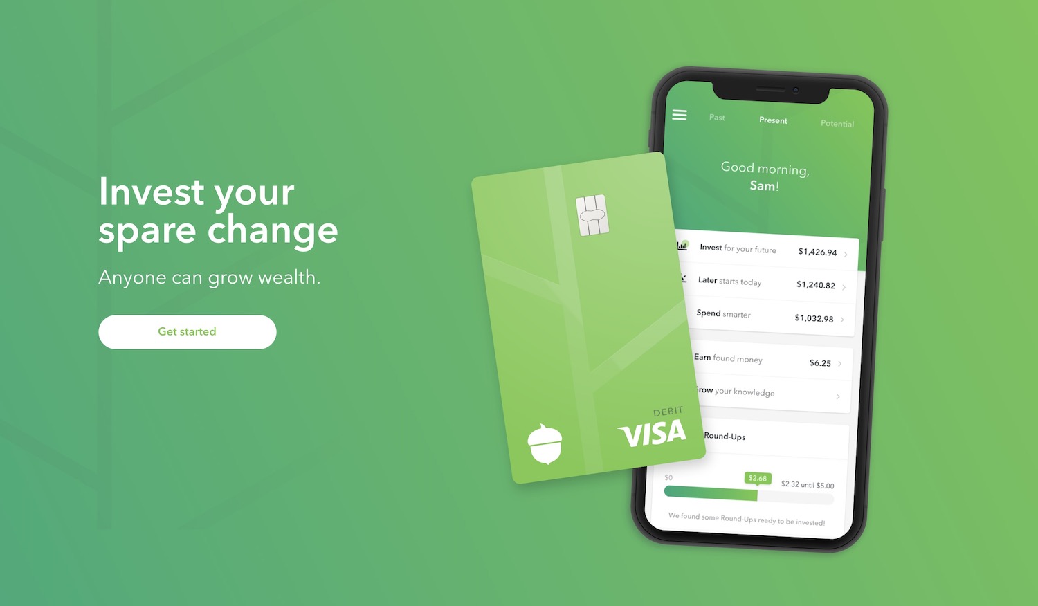 Acorns：无压力存款的微投资理财App【注册奖励$20，11/29 更新：邀请4 人奖励$600】 - 北美羊毛快报