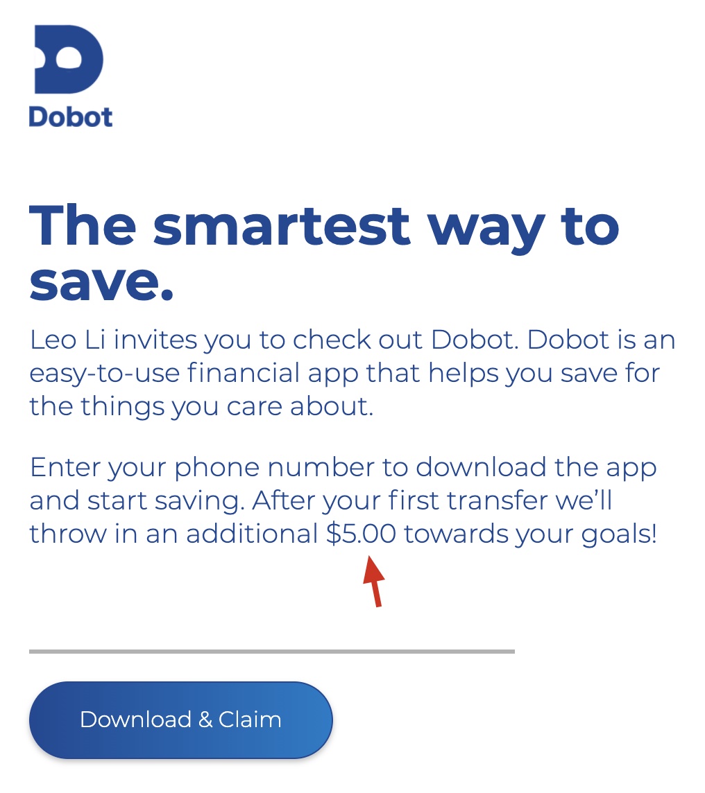 Dobot App - 帮你自动存钱的微理财应用【注册奖励 】