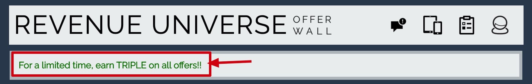 Swagbucks 的 Revenue Universe 三倍积分奖励，好多倒赚，快上车！