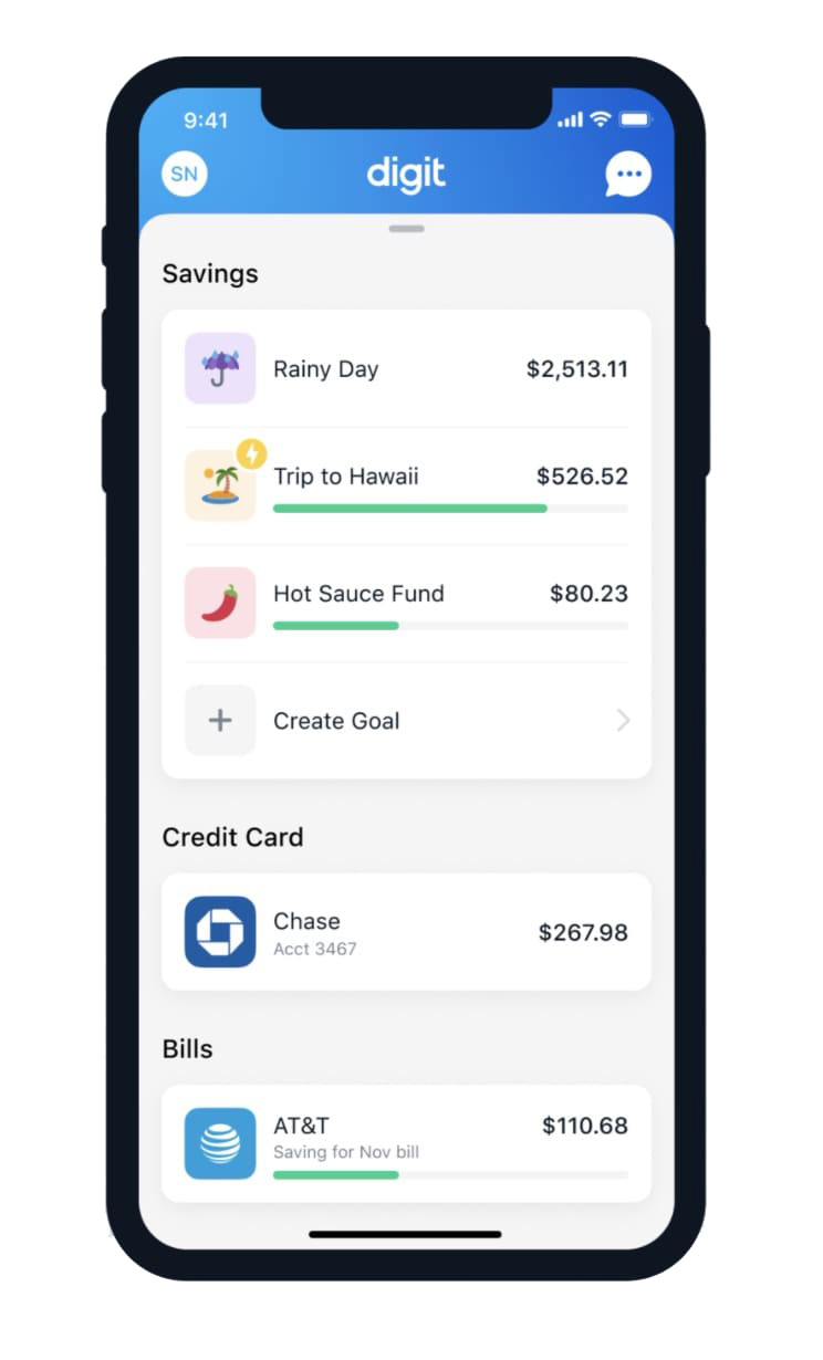 Digit 评测与介绍:智能算法帮你自动存钱,等价利率 0.5%【注册奖励 】