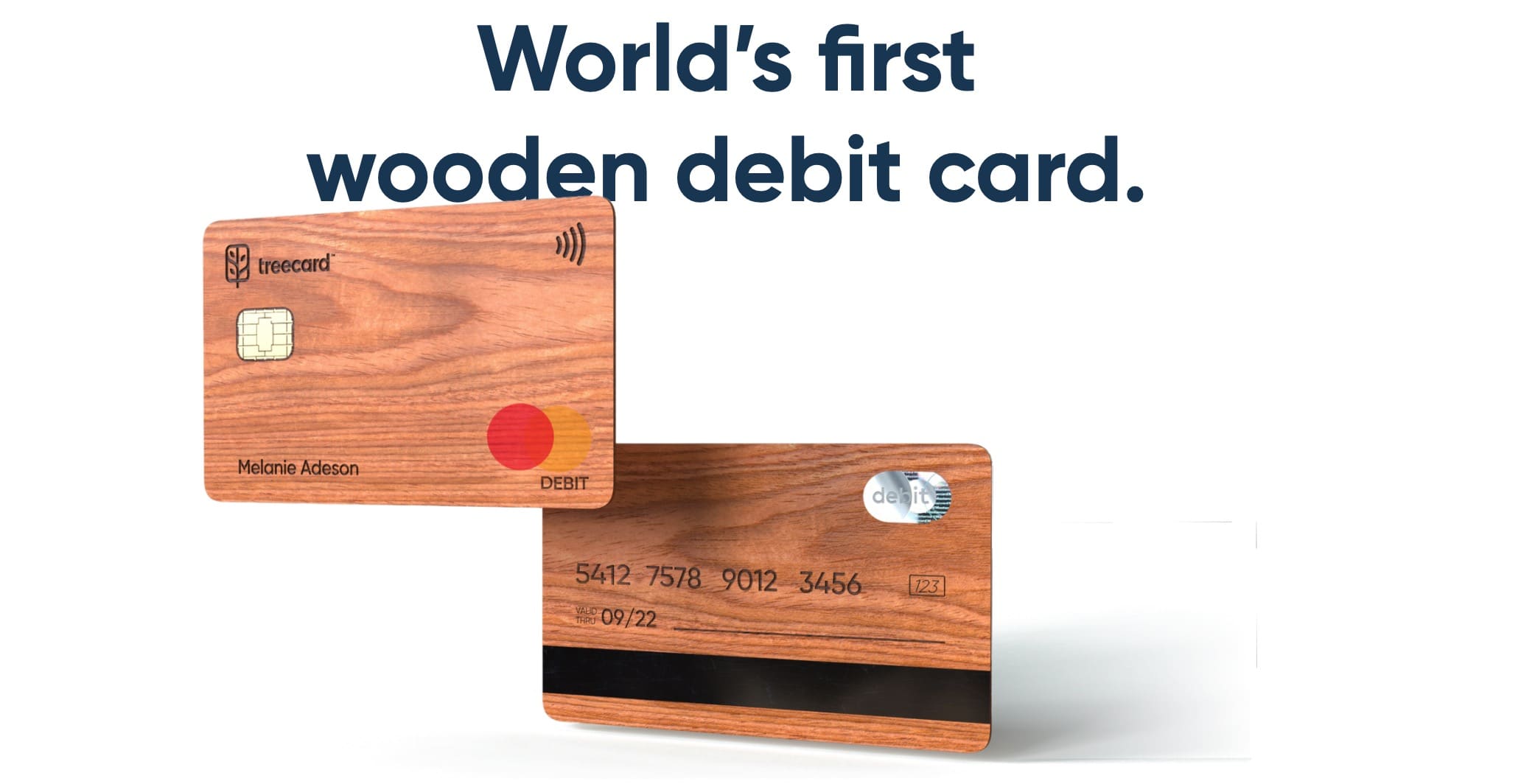 TreeCard - 木质的 Debit Card，逼格满满，完全免费，还可以帮助植树