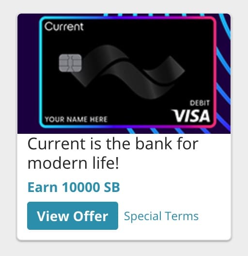 Current checking 账户开户奖励【05/13 更新：奖励变为 0】