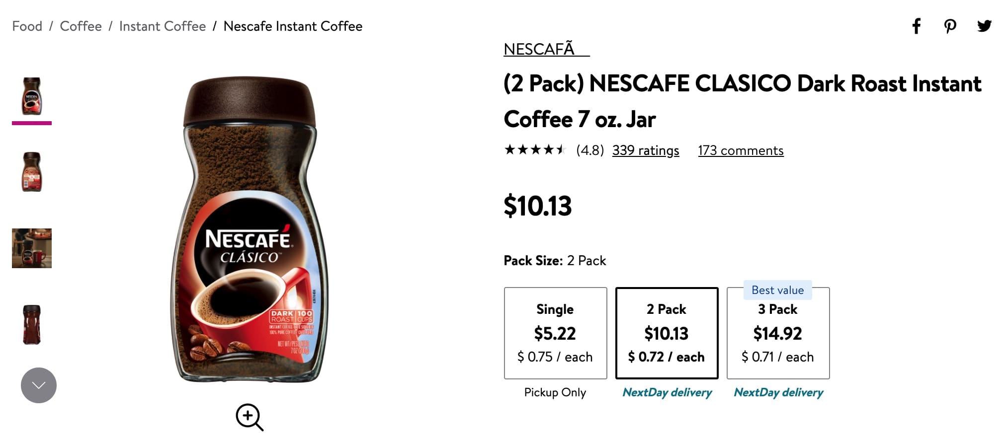 免费两瓶雀巢速溶咖啡，还可以倒赚 