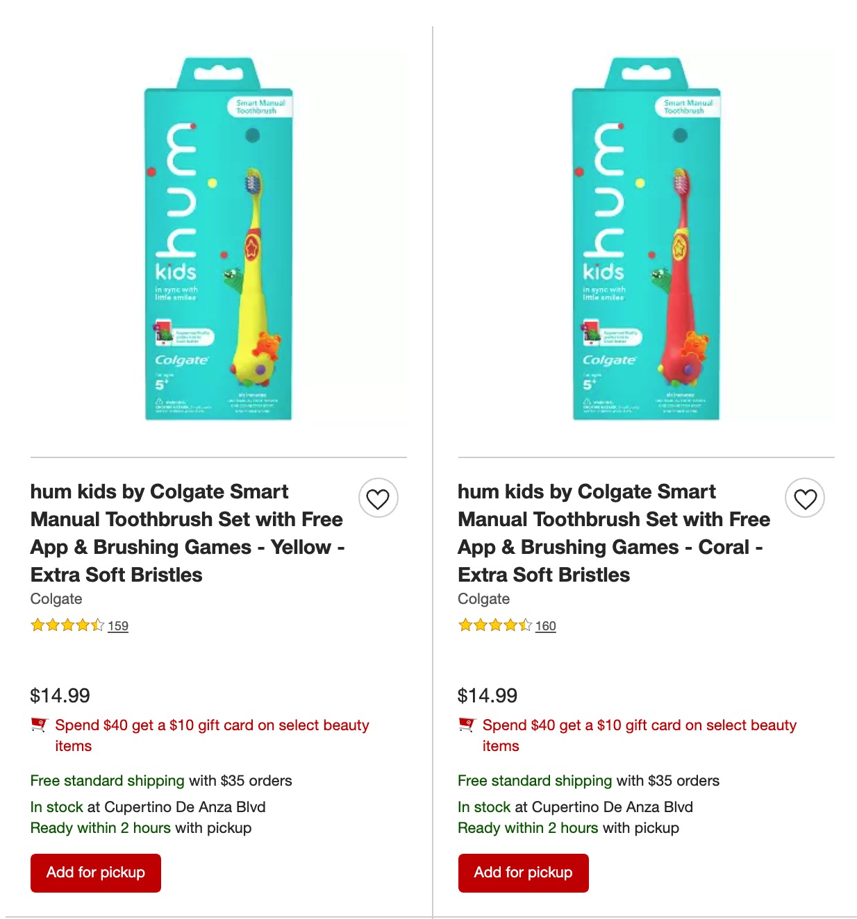 Target + Ibotta 免费 Colgate 智能儿童牙刷套装,价值 .99