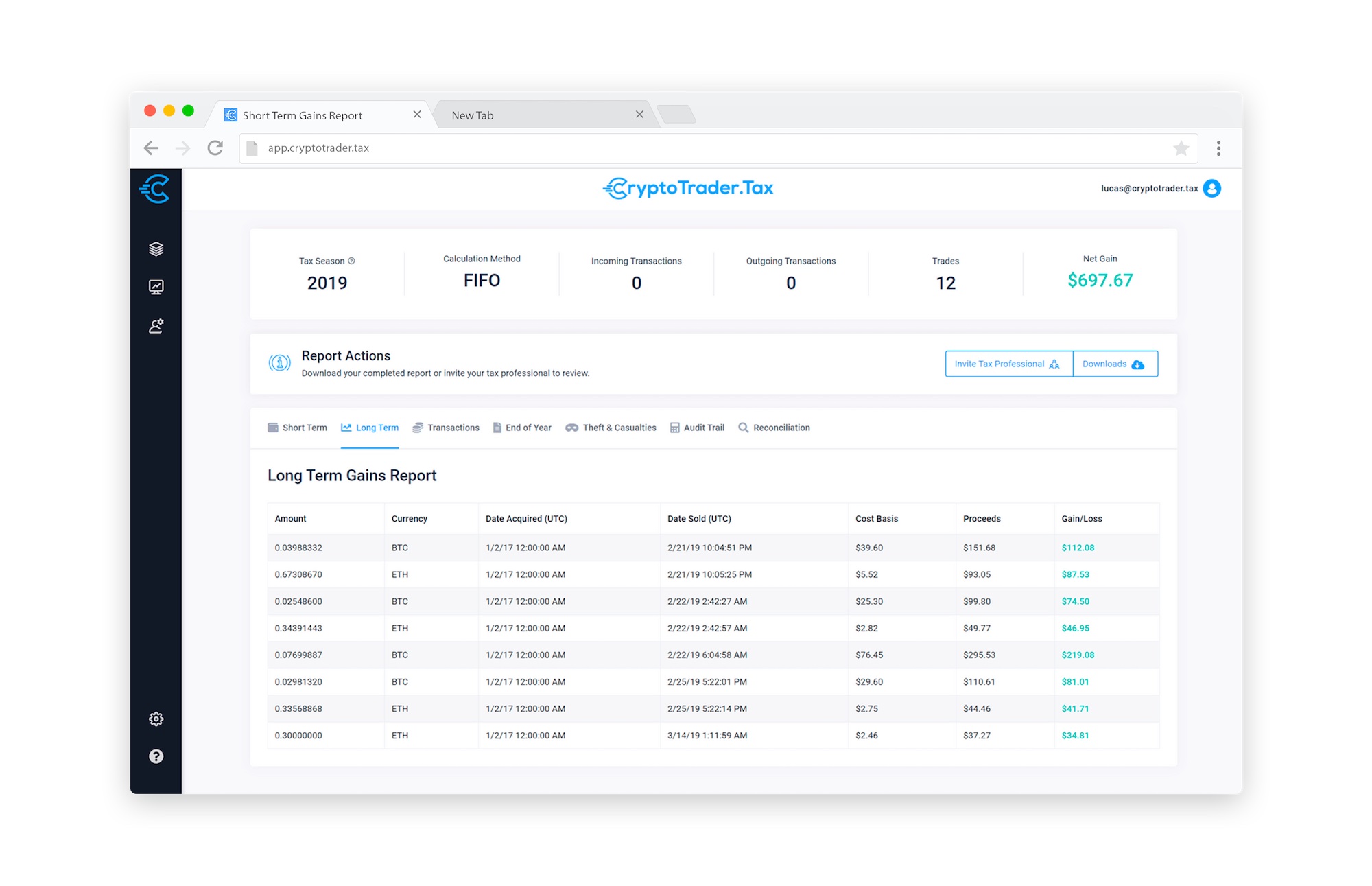 加密货币报税利器 CryptoTrader.tax 介绍，支持几乎所有的交易市场【附 10% off 优惠码，更新 2022 版】