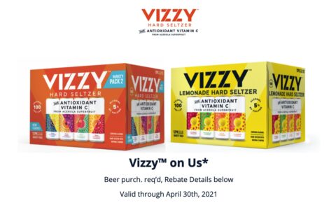 免费一箱 Vizzy 低酒精气泡饮料，还可以倒赚 $3