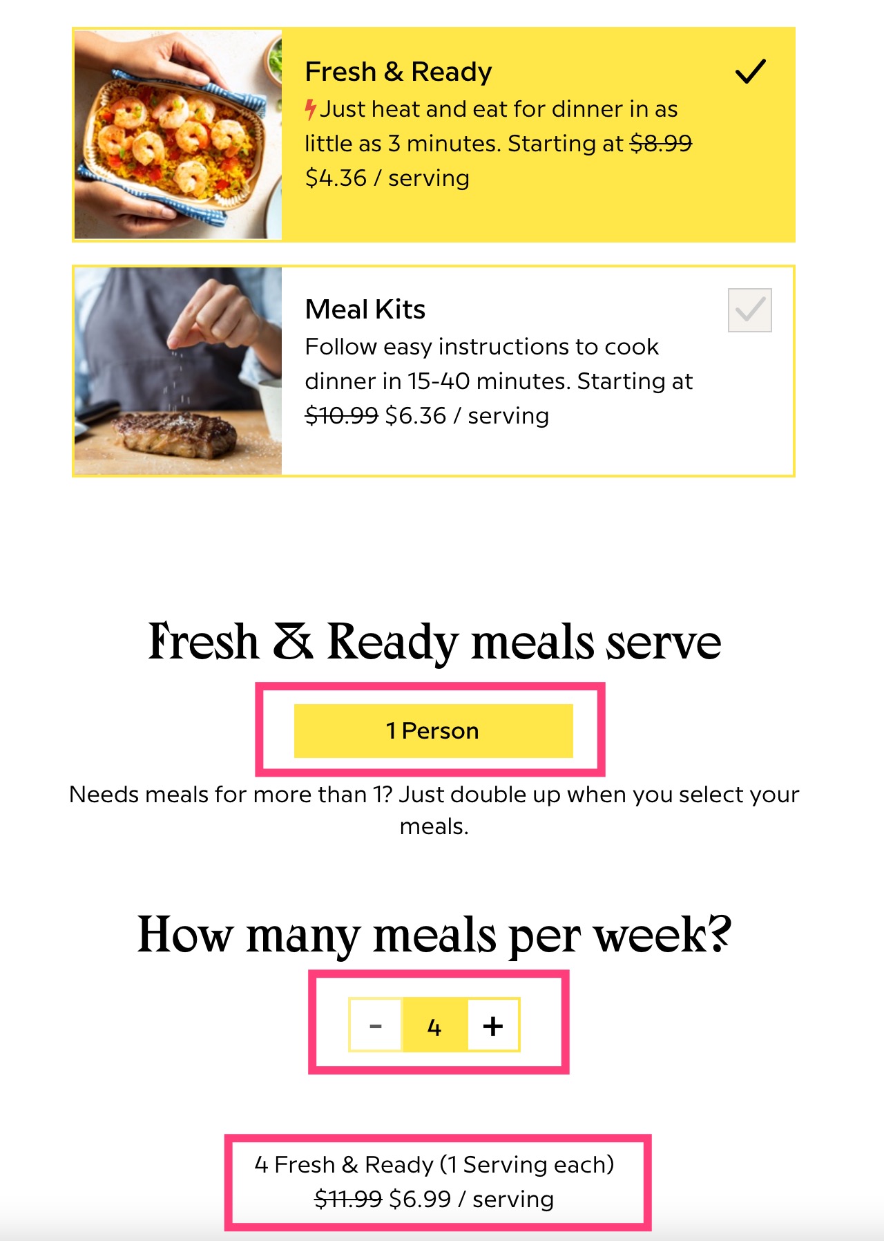 Swagbucks/MyPoints 上 Sun Basket 免费 4 餐饭 + 倒赚 +【07/05 更新:Chase Offer 有 返现】