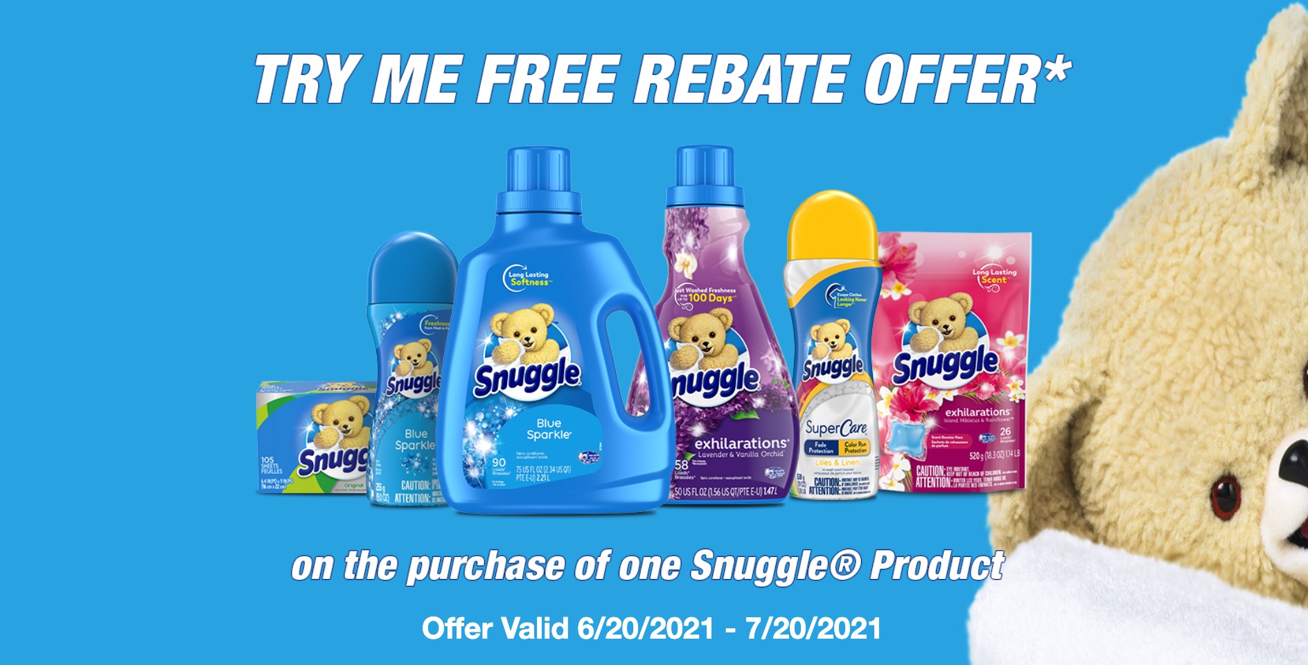 快来领取 Walmart 免费物品:大瓶 Snuggle 柔顺剂 + 一箱 Limitless 气泡水 + 四个免费食品