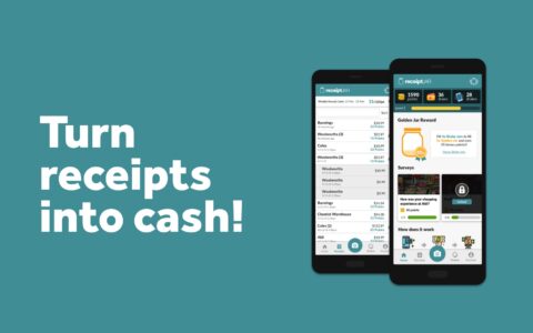 Receipt Jar：购物小票拍照得积分，可兑换礼品卡【注册奖励 200 积分】