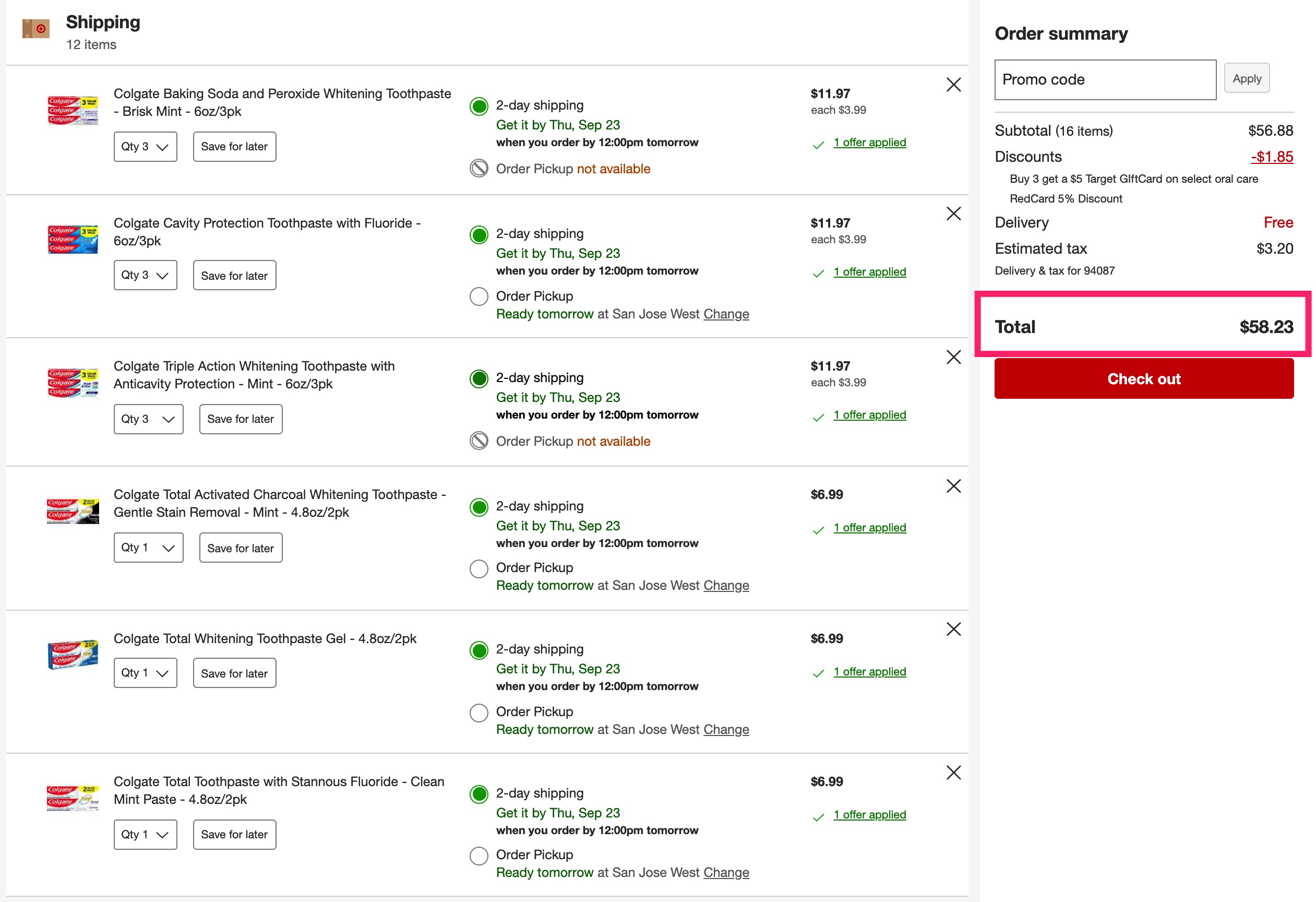 Target 结合 ibotta 免费撸 33 盒高露洁牙膏 + 倒赚 【12/08 更新：又有了】