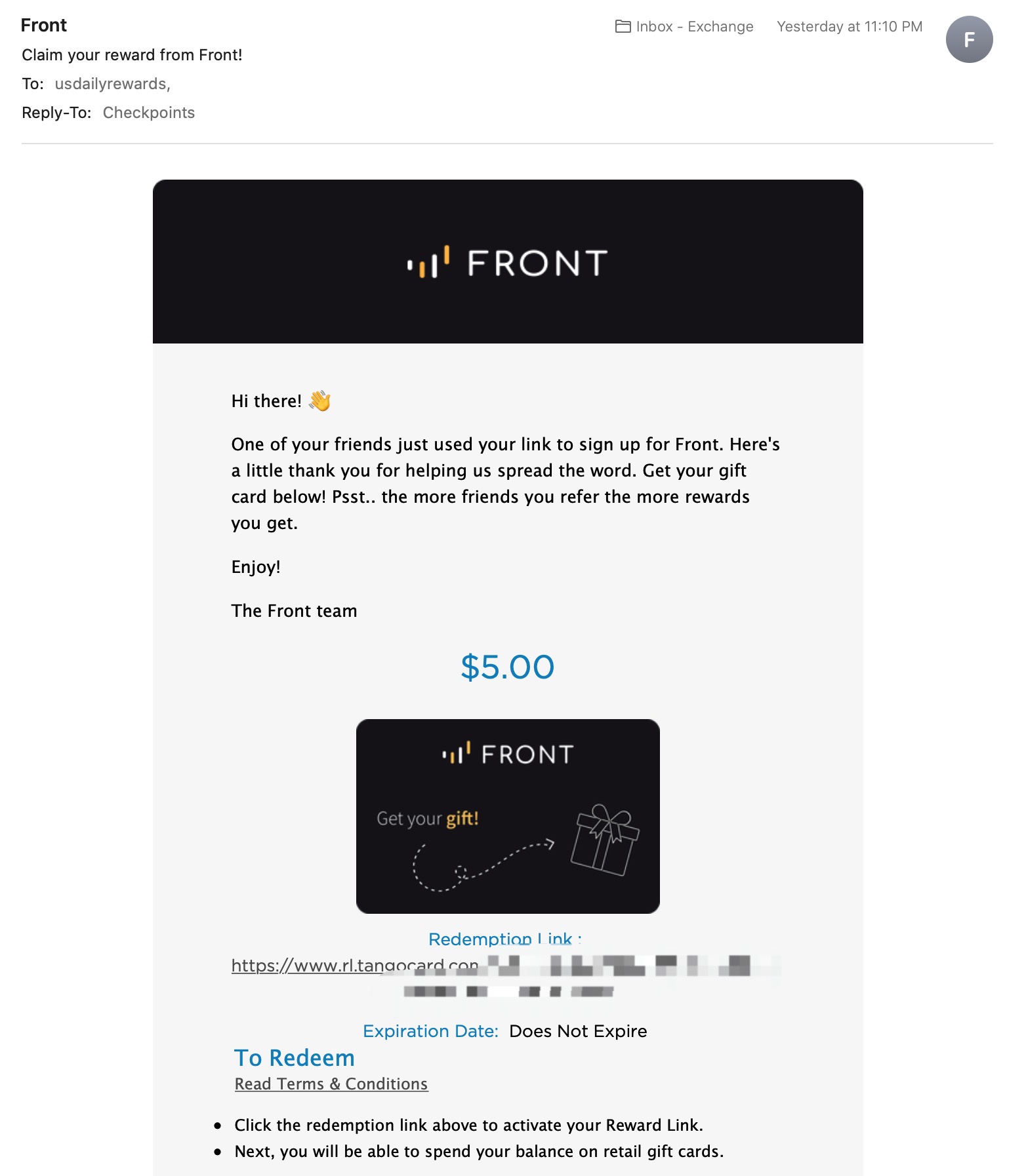 投资助手 Front App 超简单小羊毛，简单注册即送 ，无身份验证或 SSN【03/06 更新：融资 M】