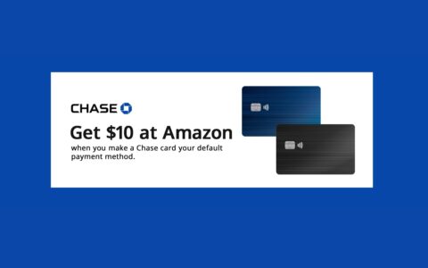 设置 Chase 为默认一键支付方式可得 $10 Amazon Credit