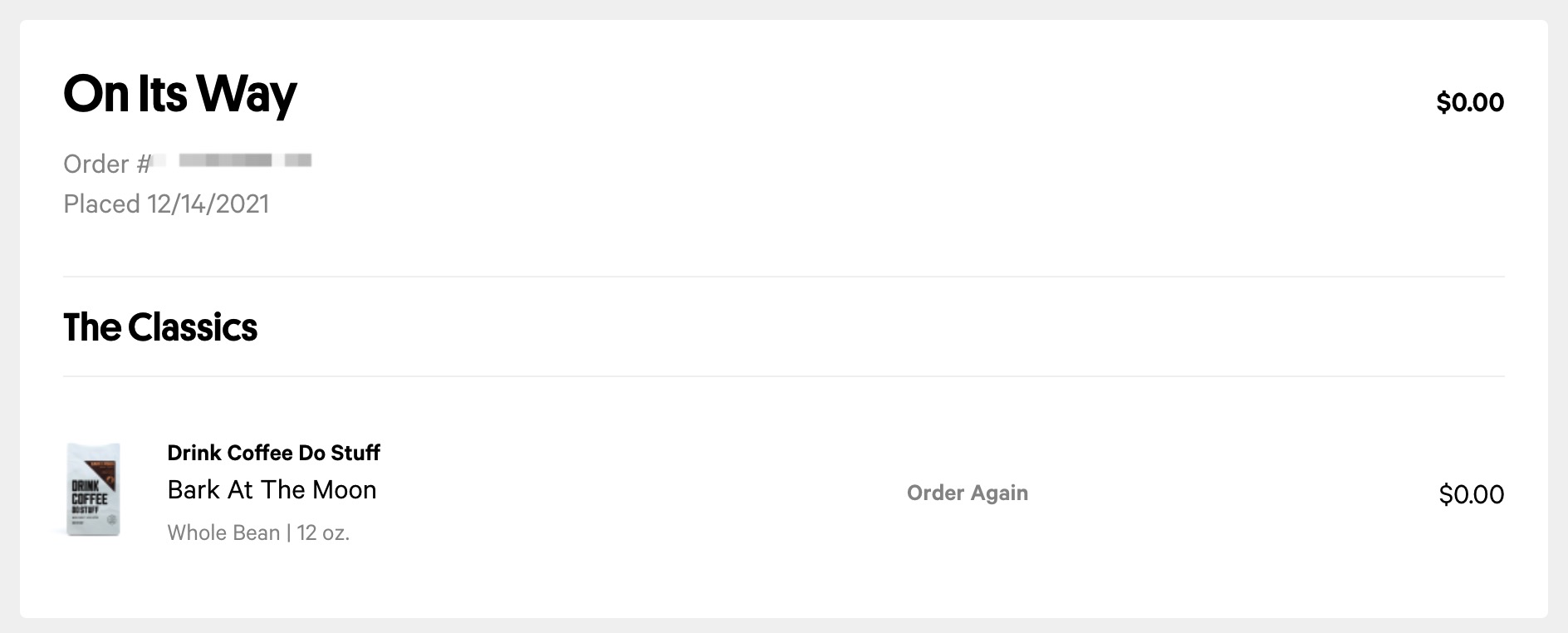 Trade Coffee 免费送 1 包咖啡/咖啡豆【1/17 更新:活动变为买两袋免费一袋】