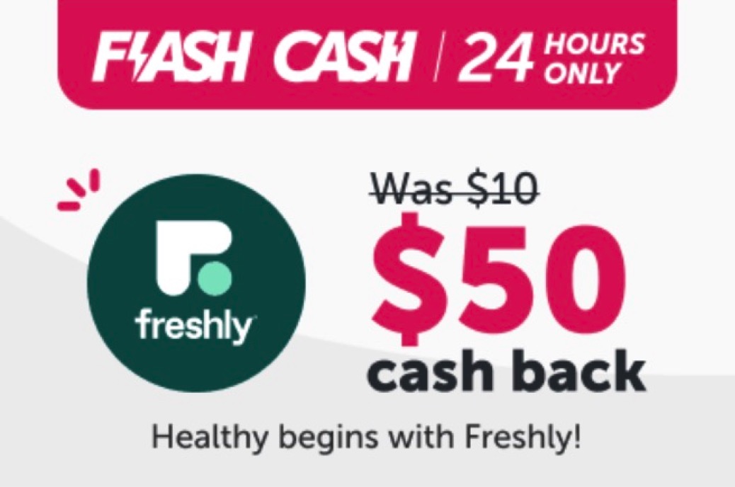 ibotta Flash Cash：Freshly 返现 $55【又有了，仅限 07/16 一天】