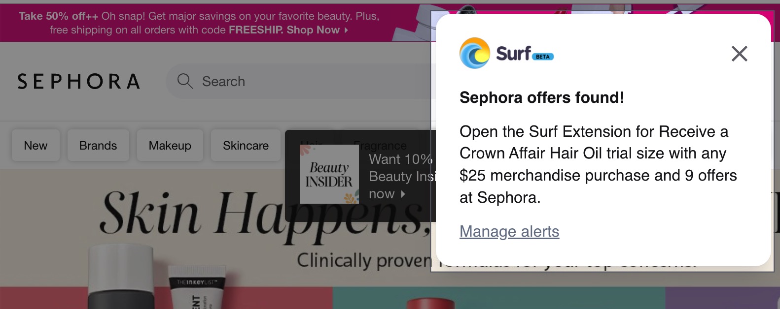 Surf:上网自动攒积分的羊毛工具【注册奖励 ,03/31 更新:新增新用户加分项,新增 Offer 功能】