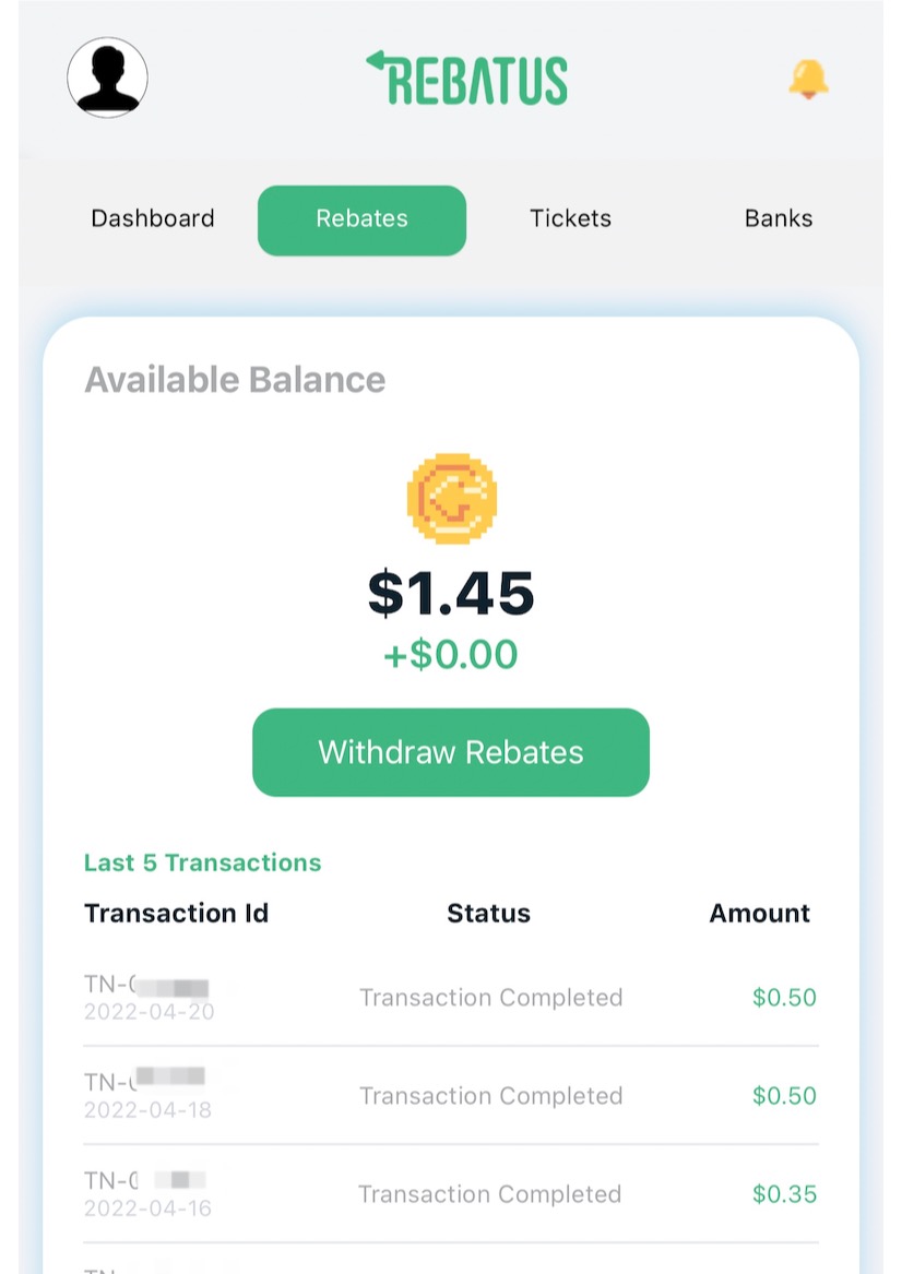 Rebatus App 介绍：自动赚奖励 + 任意消费变相 1.7% 返现！【04/20 更新数据点：Apple Cash 转账也算】