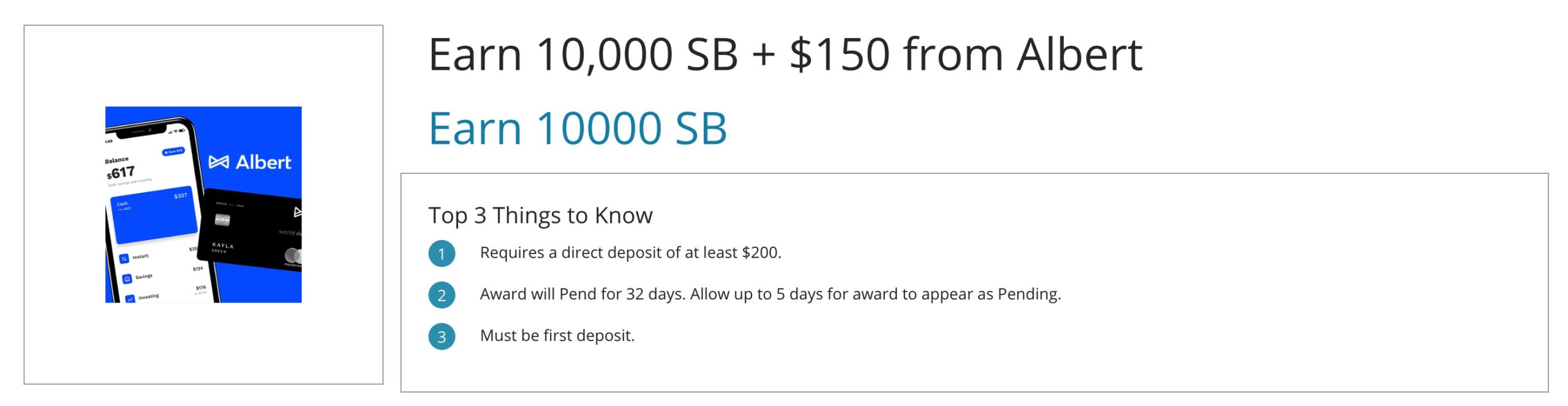 Albert 银行卡介绍：特定商家消费返现【开卡奖励 0，06/03 更新：开卡奖励提高至 0】