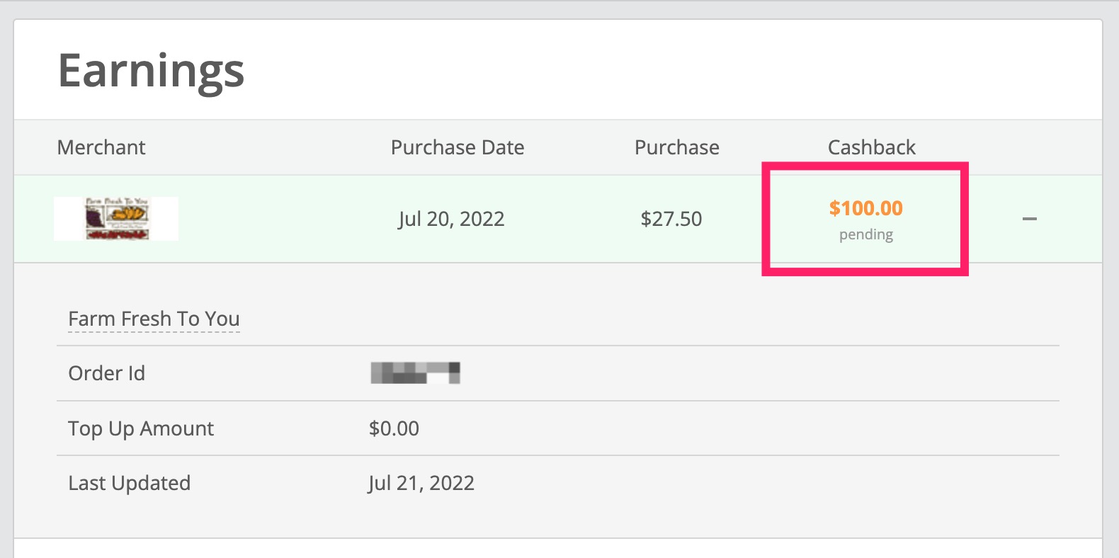 首发大羊毛：水果蔬菜配送服务 Farm Fresh To You，花  返 0，倒赚 【先不要做】