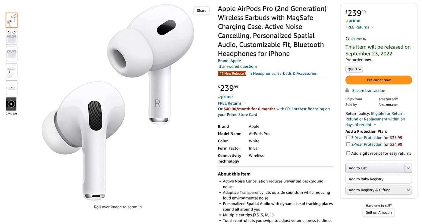 购买 AirPods Pro 最划算的方式【12/6 更新:AirPods 4 在 Amazon 史低,仅需 8.99】