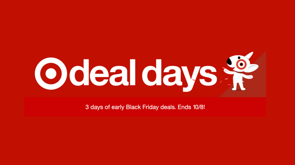 Target Deal Days 三日大促 10/6 - 10/8，超多优惠