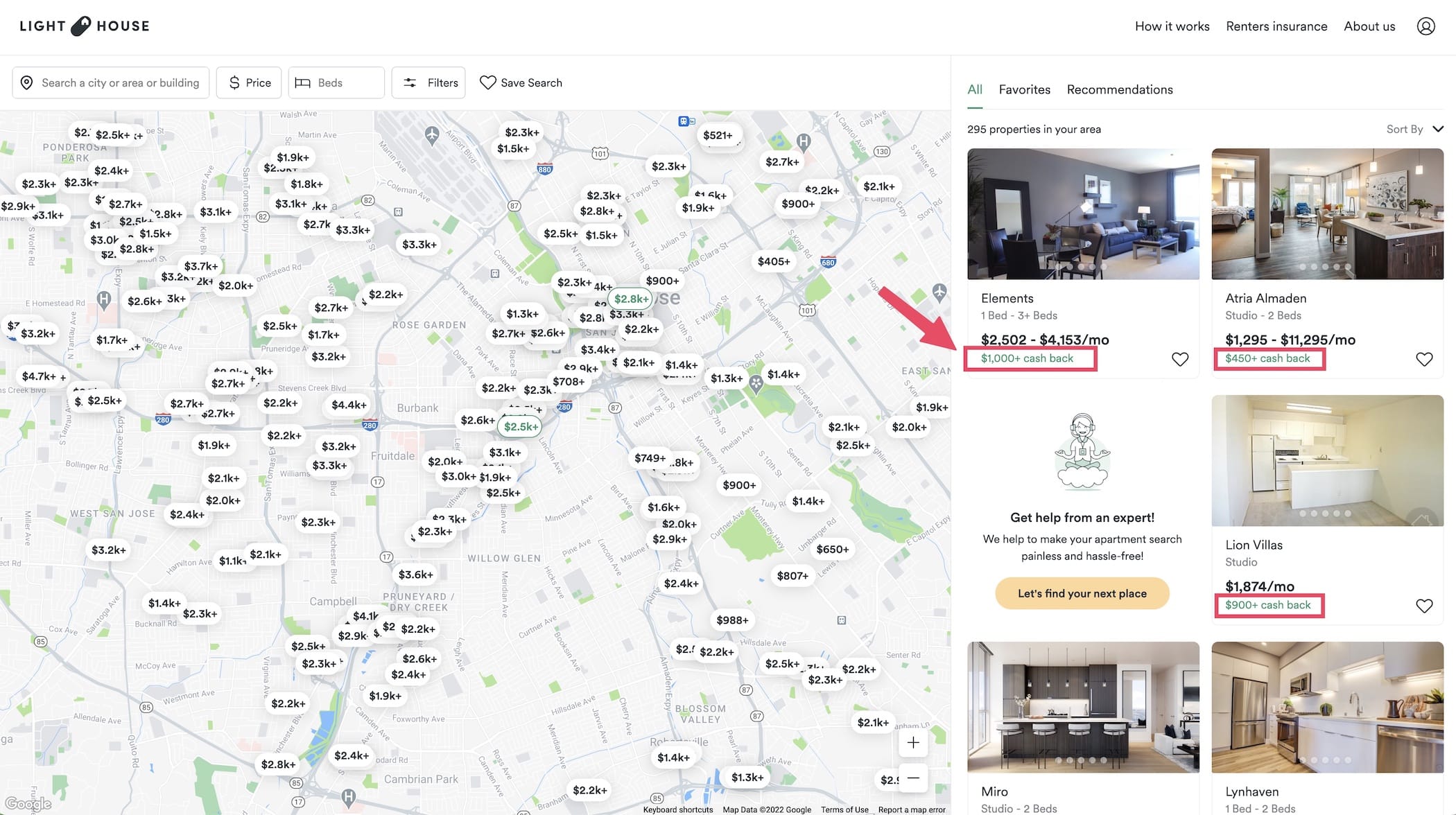 租房也有大羊毛！通过 Lighthouse 搜索公寓房源拿高达 00 返现
