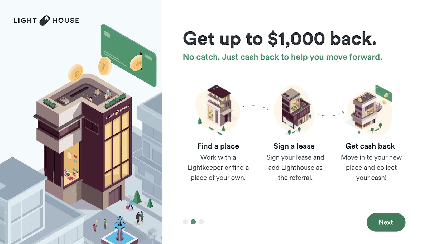 租房也有大羊毛！通过 Lighthouse 搜索公寓房源拿高达 00 返现