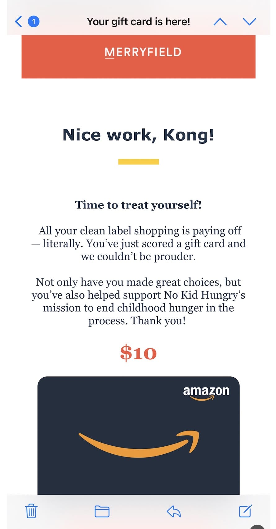 扫描购物小票赚返现应用 Merryfield 介绍【注册奖励 2000 积分，04/27：新增了很多品牌】