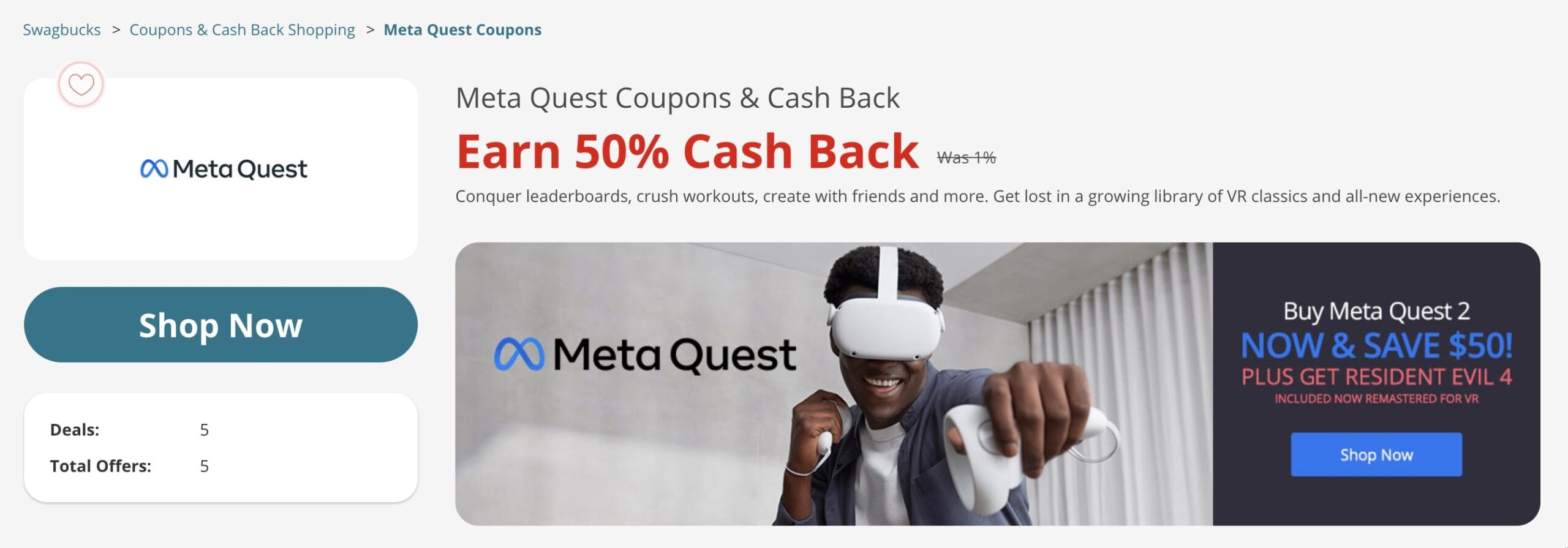 快!Meta Quest VR 头显 50% 返现,直接半价【更新:很多群友已经 Track 上了】