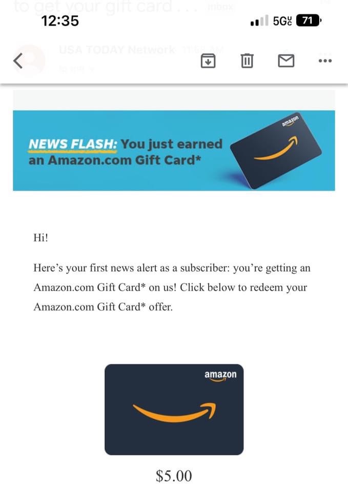 免费得  Amazon 礼卡，花 <img decoding=