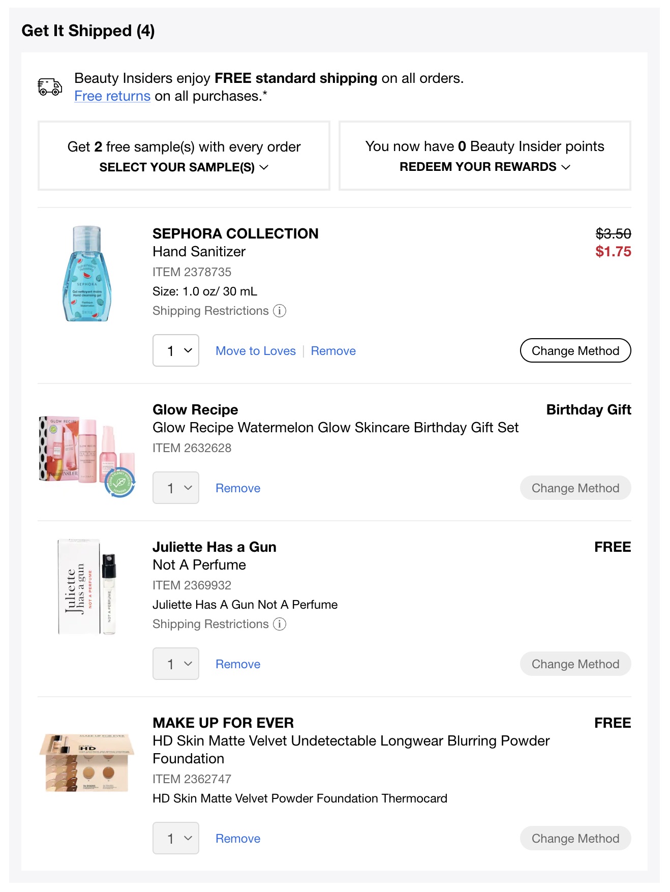 如何在 Sephora 领取免费生日赠品套装？【附额外获得满  减  的折扣】