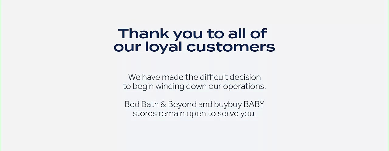 Bed Bath & Beyond 官宣倒闭关店,你需要知道的一些关键日期!