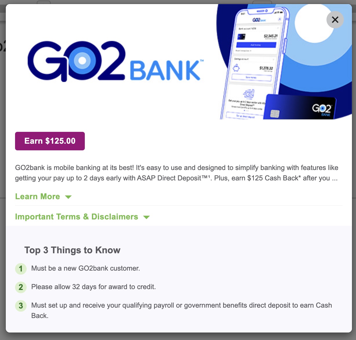 Go2Bank 数字银行介绍【05/01 更新:开户奖励提高至 5】