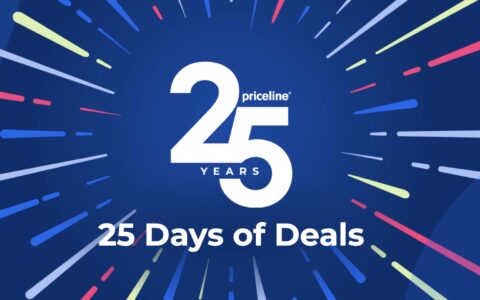 Priceline 25 周年庆：所有预订满 $150 减 $25 + 其它大量折扣