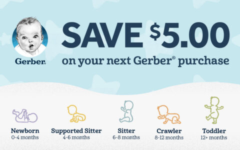 Gerber 免费送 $5 Walmart 消费券，每个月都发一次【10/25 更新：新的一批发放了】