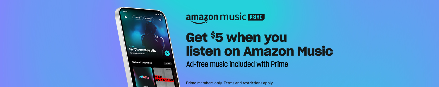 在 Amazon Music 听歌即送 Amazon credit【7/31 更新:又有了,有效期至 8/17】