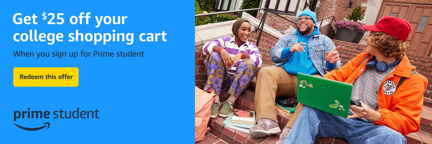 Amazon Prime Student 学生会员送额外  credit，免费试用 6 个月【最后 3 天，9/24 截止】