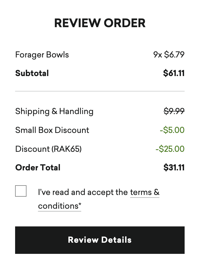 免费倒赚:Daily Harvest 首单立减 + 返现 .5!水果奶昔/甜品/冰淇淋等配送服务【1/15:Rakuten 返现又有了】