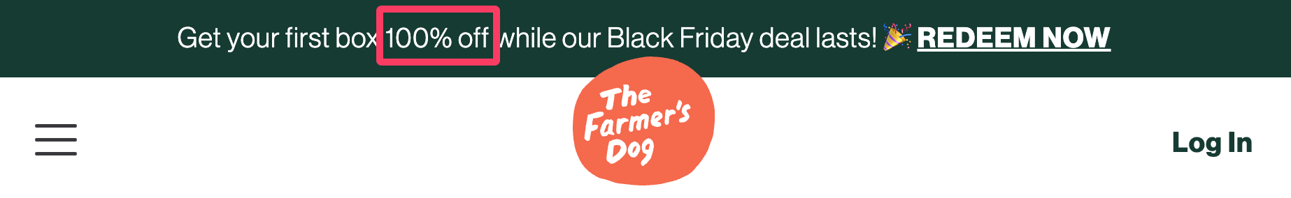 免费狗粮！The Farmer's Dog 黑五限时优惠，首单完全免费