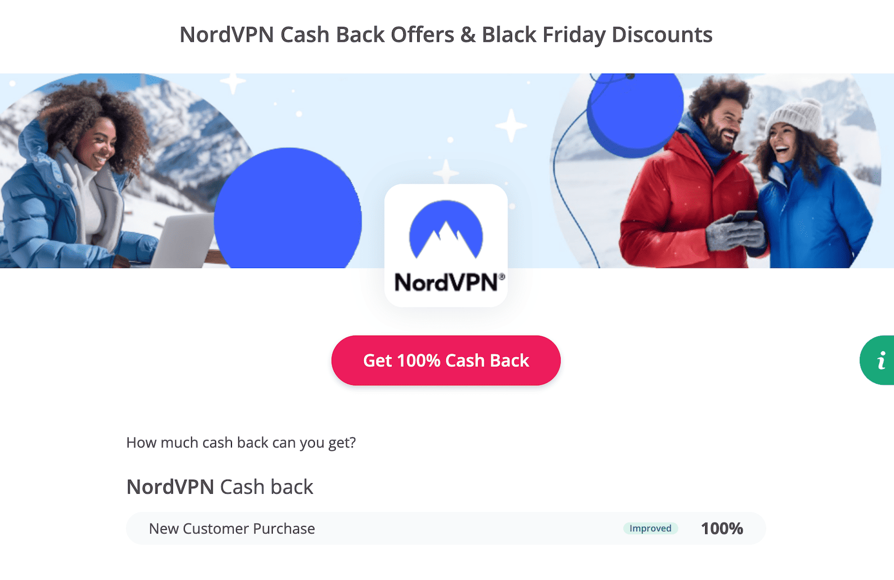 TopCashback 上购买 NordVPN 可获得 100% 返现【5/28 更新：又有了】