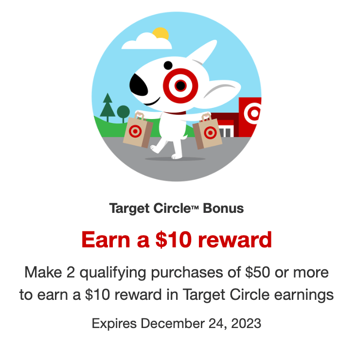 Target 黑五优惠已经开始【满  减 ，消费两次奖励 ，PS5 仅需 9.99】