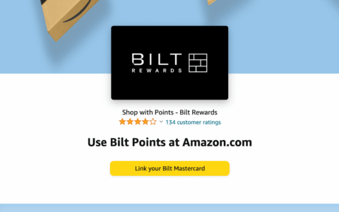Amazon 用 Bilt Rewards 结账获得 50% bonus【仅限 1/1】